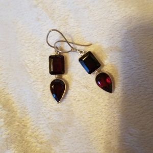Garnet earrings